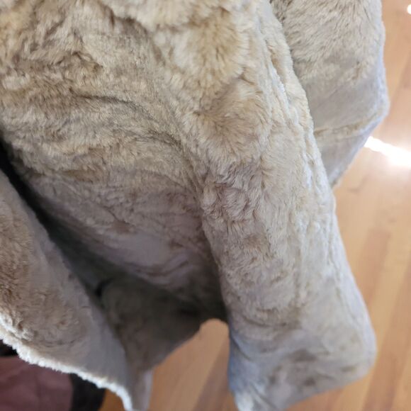 Vintage 90s American Eagle Penny Lane Suede Jacket Sherpa Lined Afghan Boho S - Picture 7 of 8